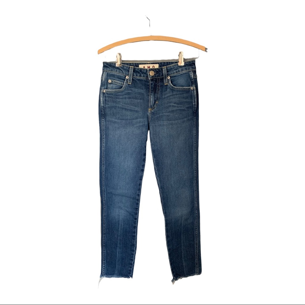 AMO STIX CROP MOJAVE JEANS SIZE 24
